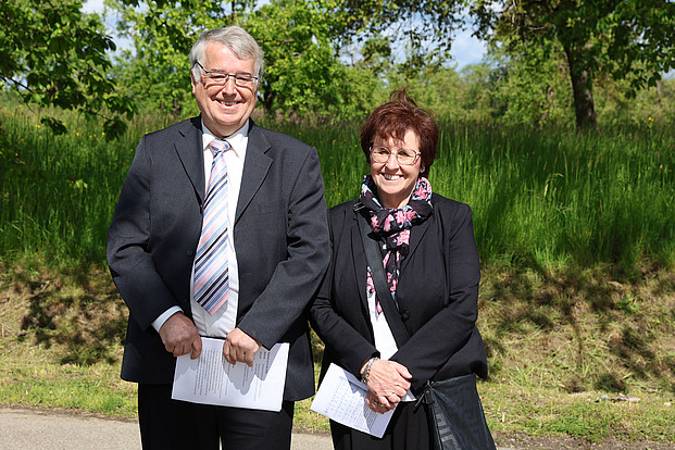 Das Stifterehepaar Walter und Renate Beez. Bild: Ingrid Schuster